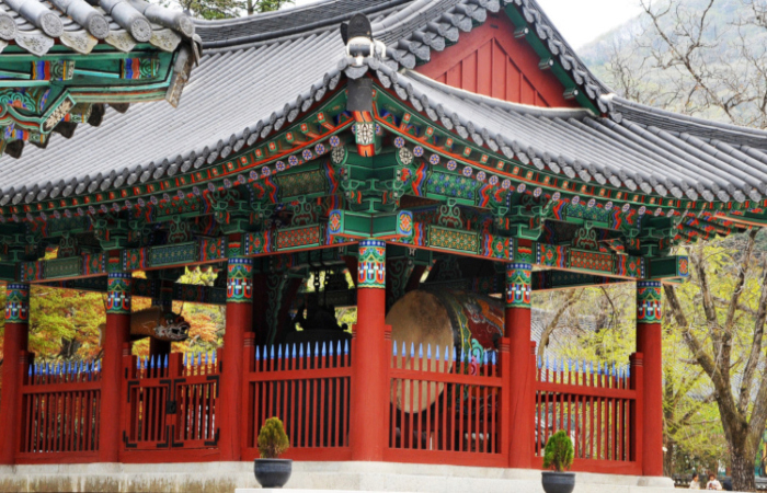 Japanese temple exterior